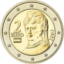 Austria, 2 Euro, 2003, MS(65-70), Bi-Metallic, KM:3089