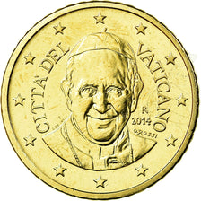 Vatican, 50 Euro Cent, 2014, MS(65-70), Brass