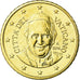 Vatican, 50 Euro Cent, 2014, MS(65-70), Brass