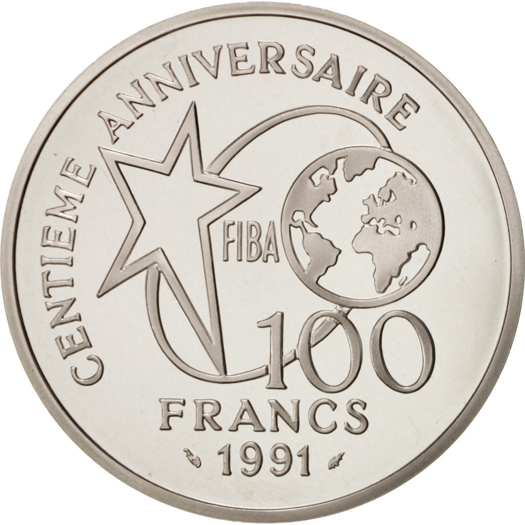 Francia, 100 Francs, 1991, FDC, Argento, KM:992