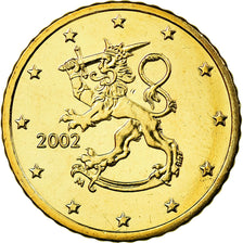 Finlandia, 50 Euro Cent, 2002, FDC, Latón, KM:103