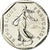 Moneta, Francja, Semeuse, 2 Francs, 2001, Paris, MS(65-70), Nikiel, KM:942.1