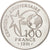 Moneta, Francia, 100 Francs, 1991, FDC, Argento, KM:991