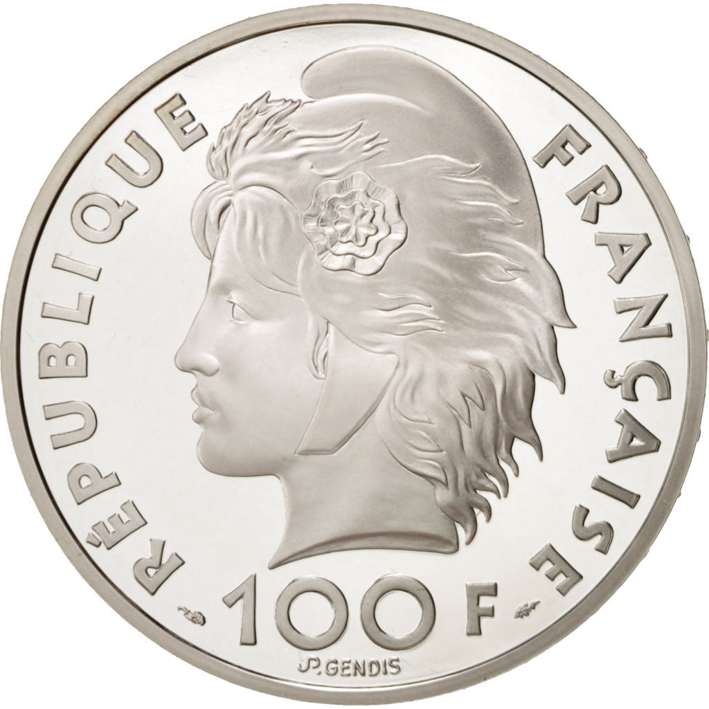 Moneta, Francia, 100 Francs-15 Ecus, 1993, FDC, Argento, KM:1029