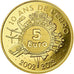 France, 5 Euro, 2012, Proof, FDC, Or, Gadoury:EU525, KM:1890