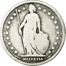Coin, Switzerland, Franc, 1886, VF(20-25), Silver, KM:24