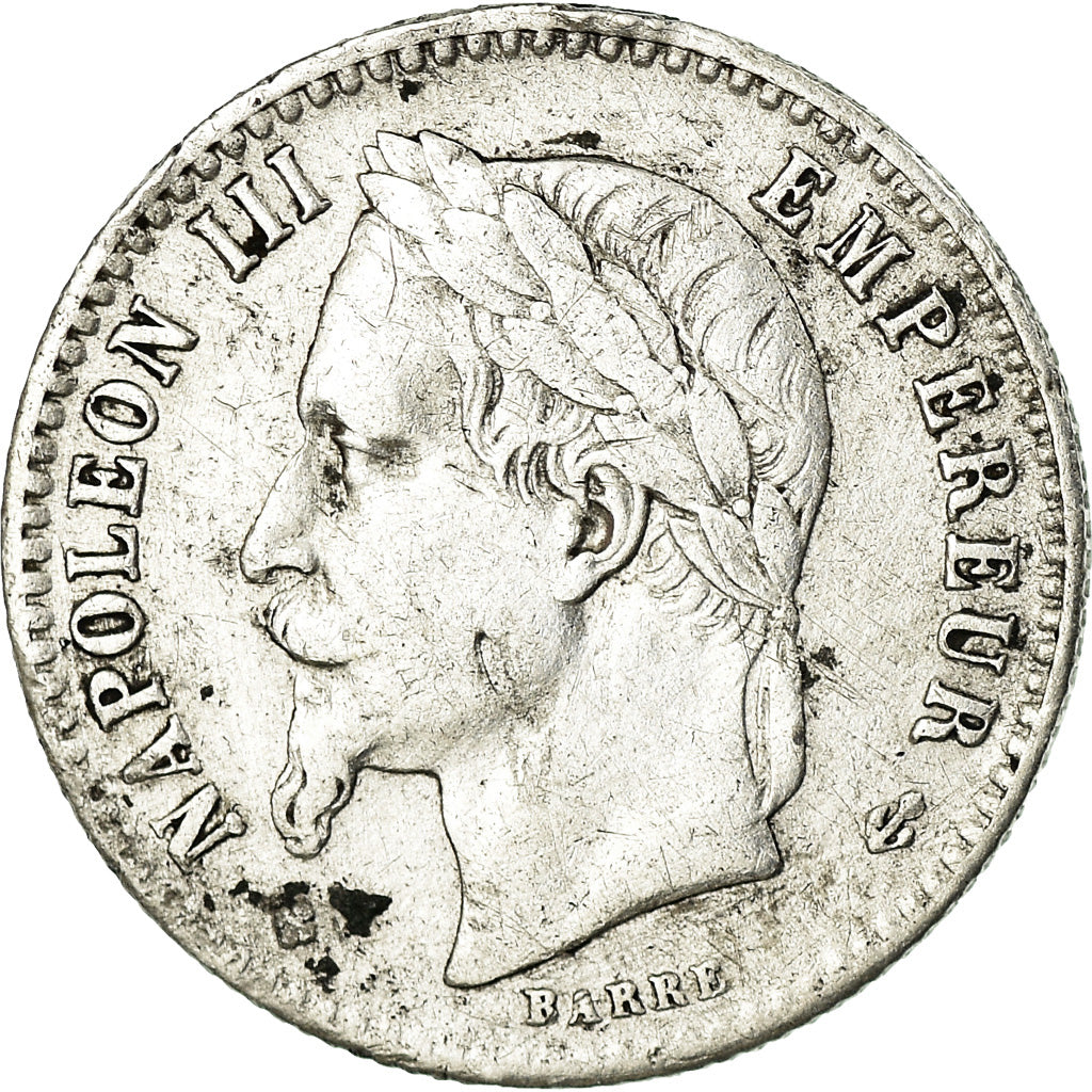 Munten, Frankrijk, Napoleon III, 50 Centimes, 1866, Strasbourg, ZF