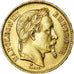 Moeda, França, Napoleon III, 20 Francs, 1870, Strasbourg, AU(50-53)