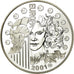 Moneta, Francia, 6.55957 Francs, 2001, Paris, Proof, FDC, Argento, KM:1265.1