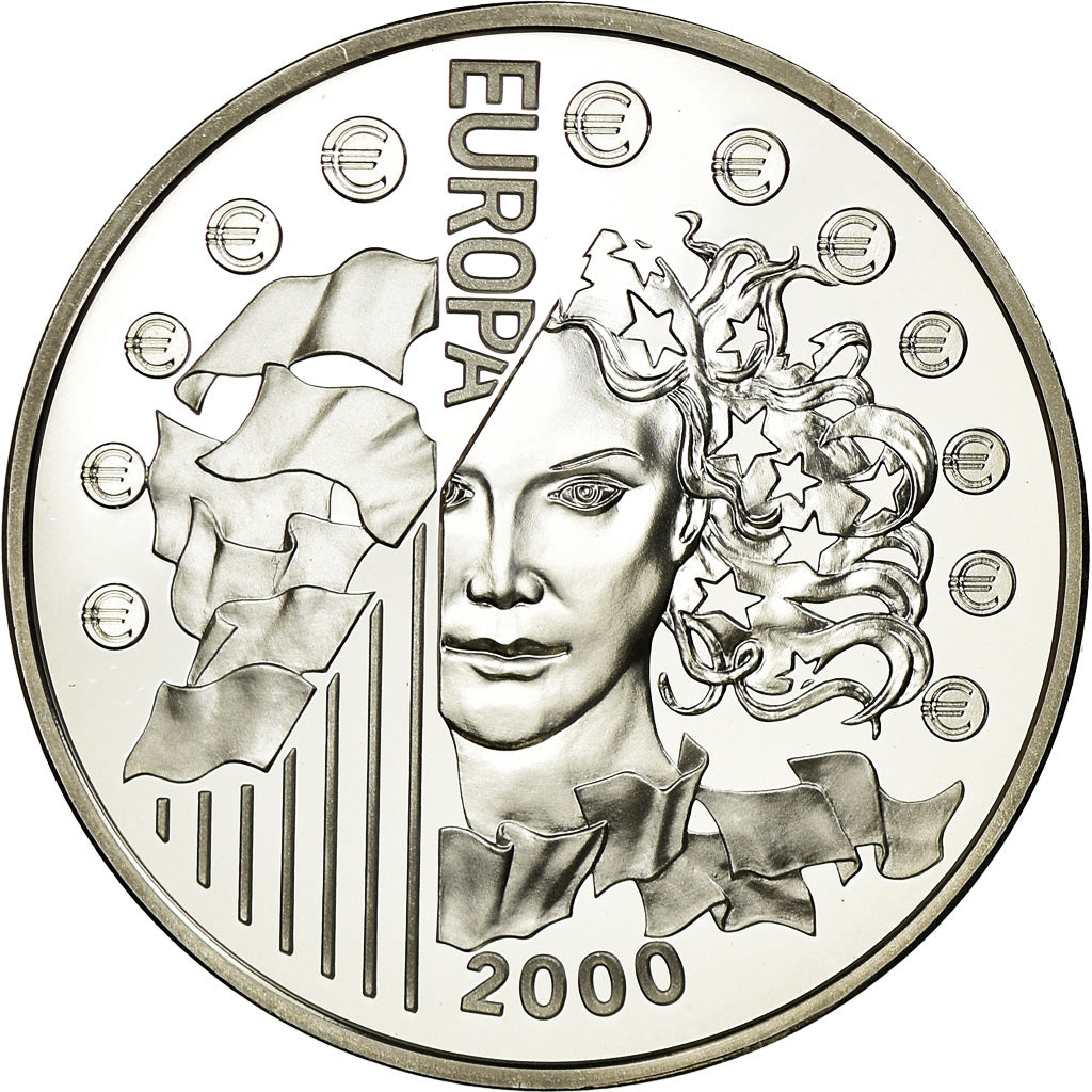 Coin, France, 6.55957 Francs, 2000, Paris, Proof, MS(65-70), Silver, KM:1259