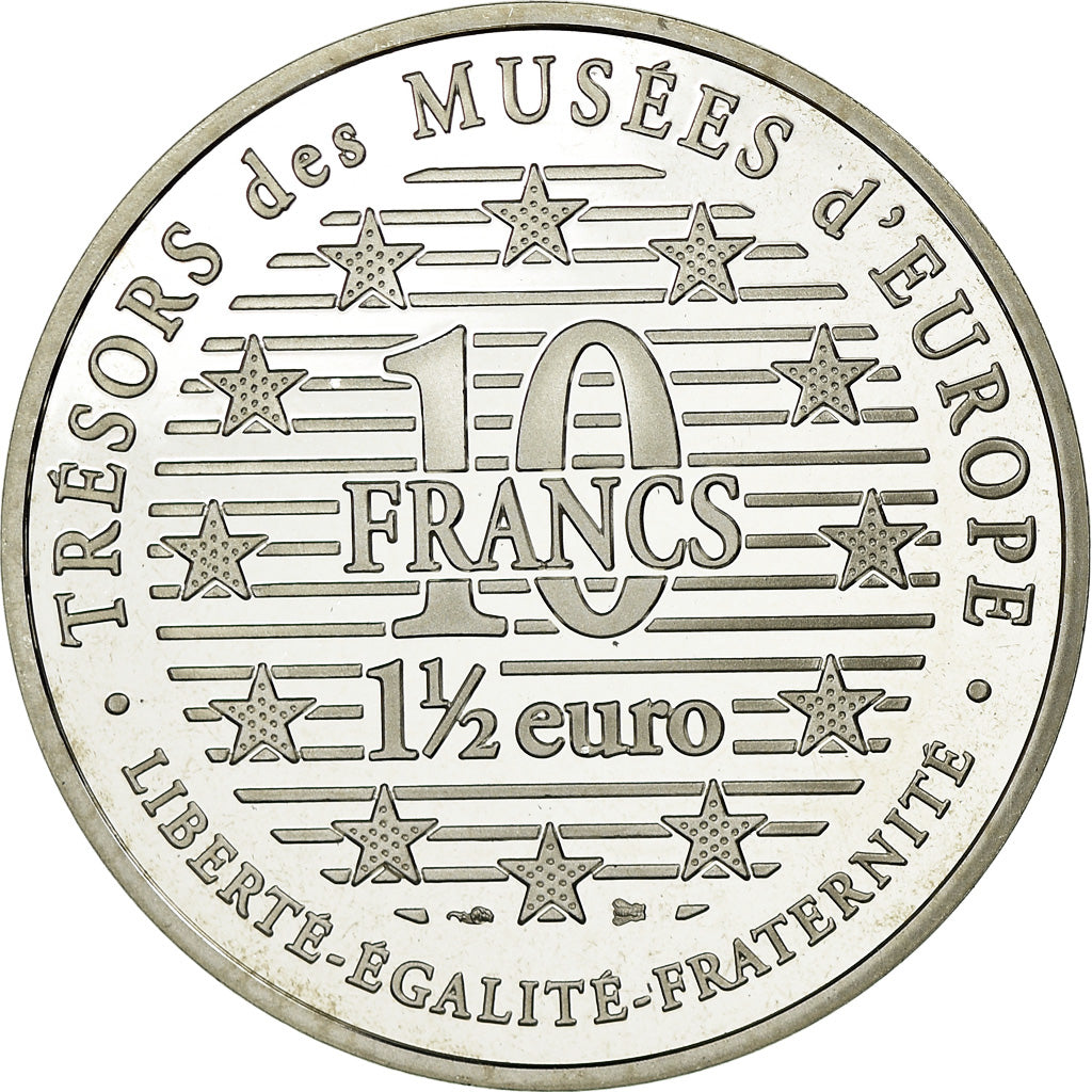 Monnaie, France, 10 Francs-1.5 Euro, 1996, Proof, FDC, Argent, Gadoury:MC 139