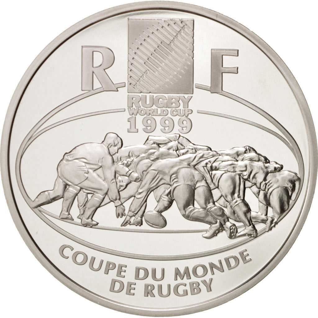FRANCE, 10 Francs, 1999, Paris, KM #1294, MS(65-70), Silver, 36.9, 22.20
