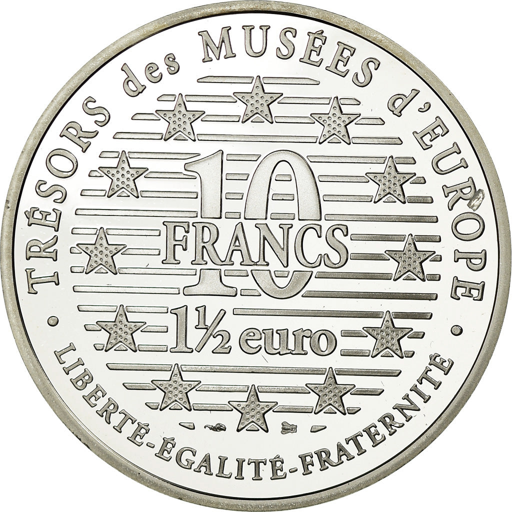 Moneta, Francia, 10 Francs-1.5 Euro, 1996, Proof, FDC, Argento, KM:1146