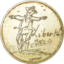 France, Sempé - Liberté, 10 Euro, 2014, MS(65-70), Silver, Gadoury:EU717