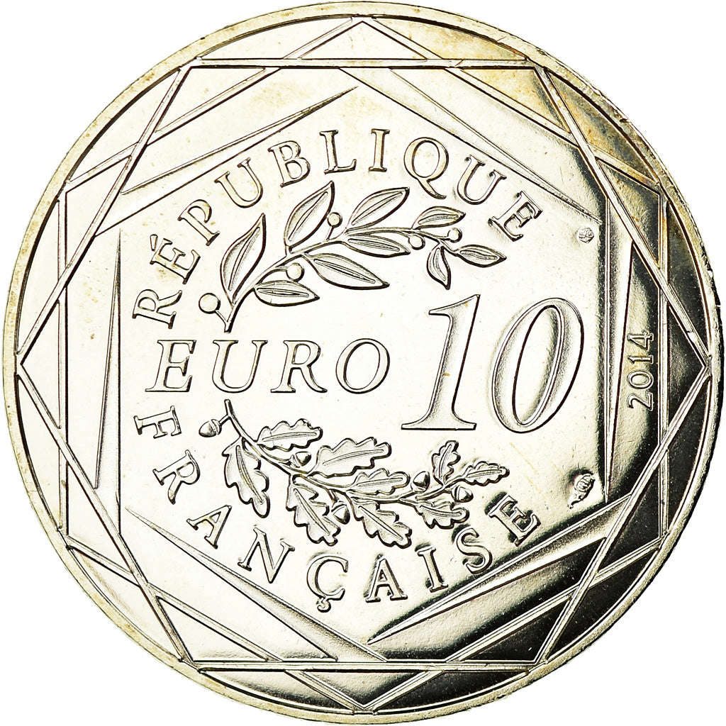 France, Sempé - Egalité, 10 Euro, 2014, MS(65-70), Silver, Gadoury:EU718