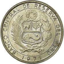 Moneda, Perú, 10 Soles, 1971, Lima, MBC+, Cobre - níquel, KM:255