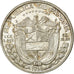Coin, Panama, 1/2 Balboa, 1953, AU(55-58), Silver, KM:20