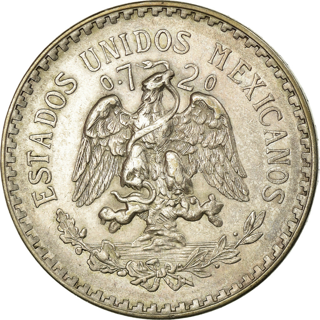 Moneda, México, Peso, 1938, Mexico City, MBC+, Plata, KM:455