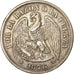Coin, Chile, Peso, 1876, EF(40-45), Silver, KM:142.1
