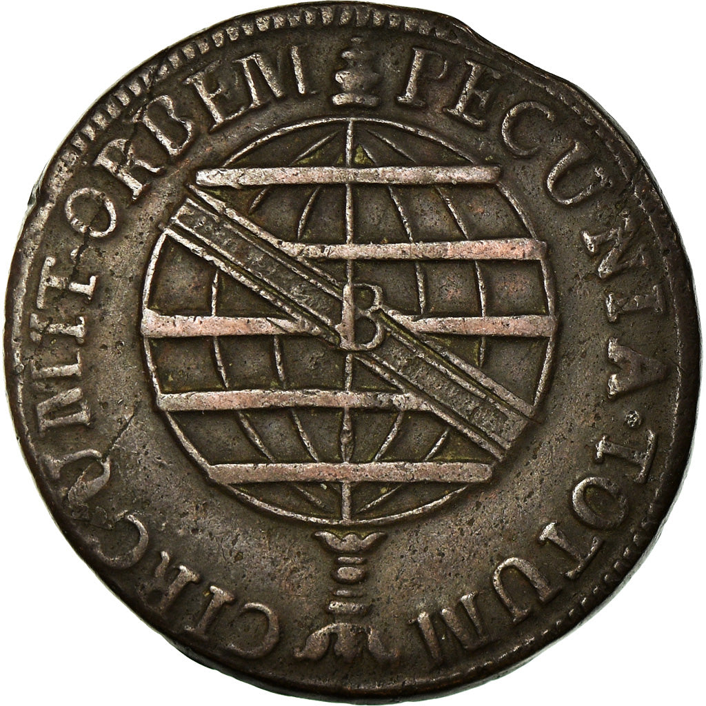 Coin, Brazil, Joao, 40 Reis, 1812, Bahia, AU(50-53), Copper, KM:234.2
