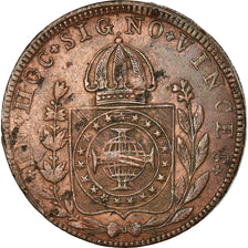 Münze, Brasilien, Pedro I, 80 Reis, 1830, Rio de Janeiro, SS+, Kupfer, KM:366.1