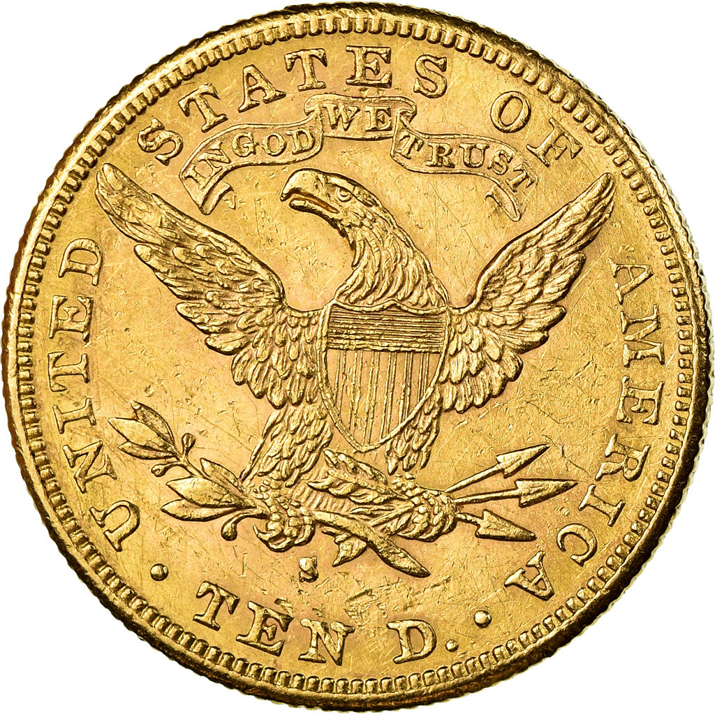 Monnaie, États-Unis, Coronet Head, $10, Eagle, 1884, Philadelphie, TTB+