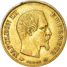 Moneda, Francia, Napoleon III, 10 Francs, 1859, Paris, MBC, Oro