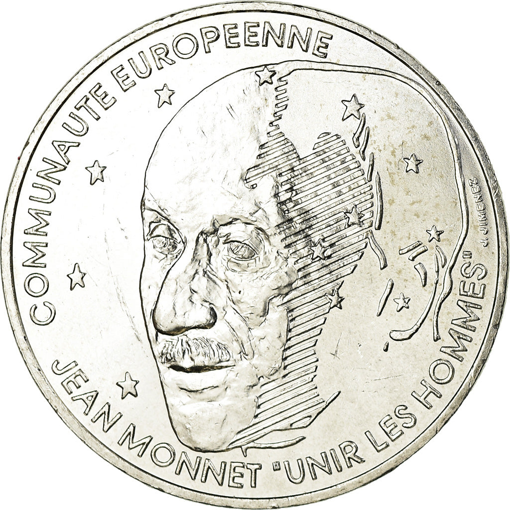 Monnaie, France, Jean Monnet, 100 Francs, 1992, SUP, Argent, Gadoury:907