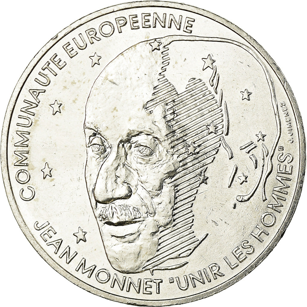 Monnaie, France, Jean Monnet, 100 Francs, 1992, SUP, Argent, Gadoury:907