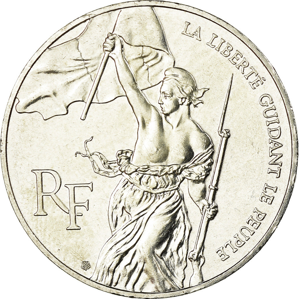 Coin, France, Liberté guidant le peuple, 100 Francs, 1993, AU(55-58), Silver