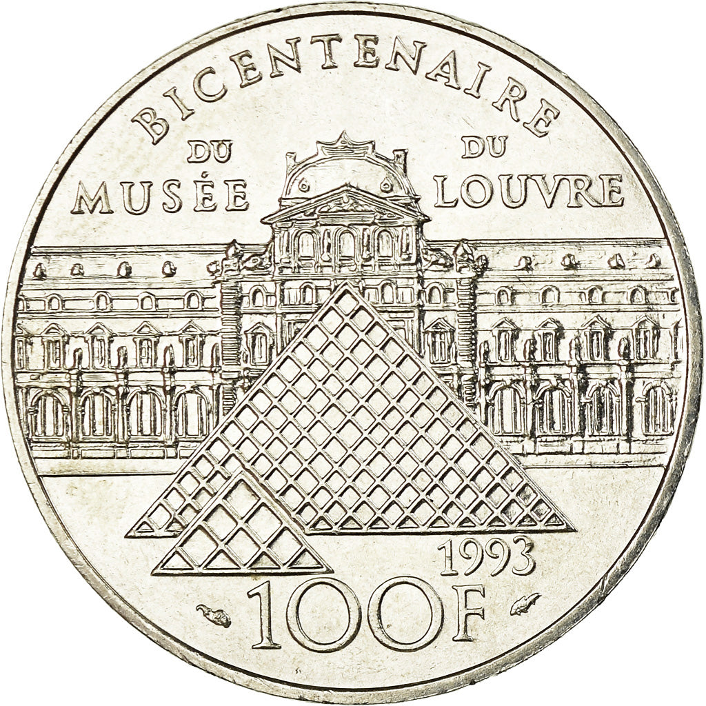 Coin, France, Liberté guidant le peuple, 100 Francs, 1993, AU(55-58), Silver