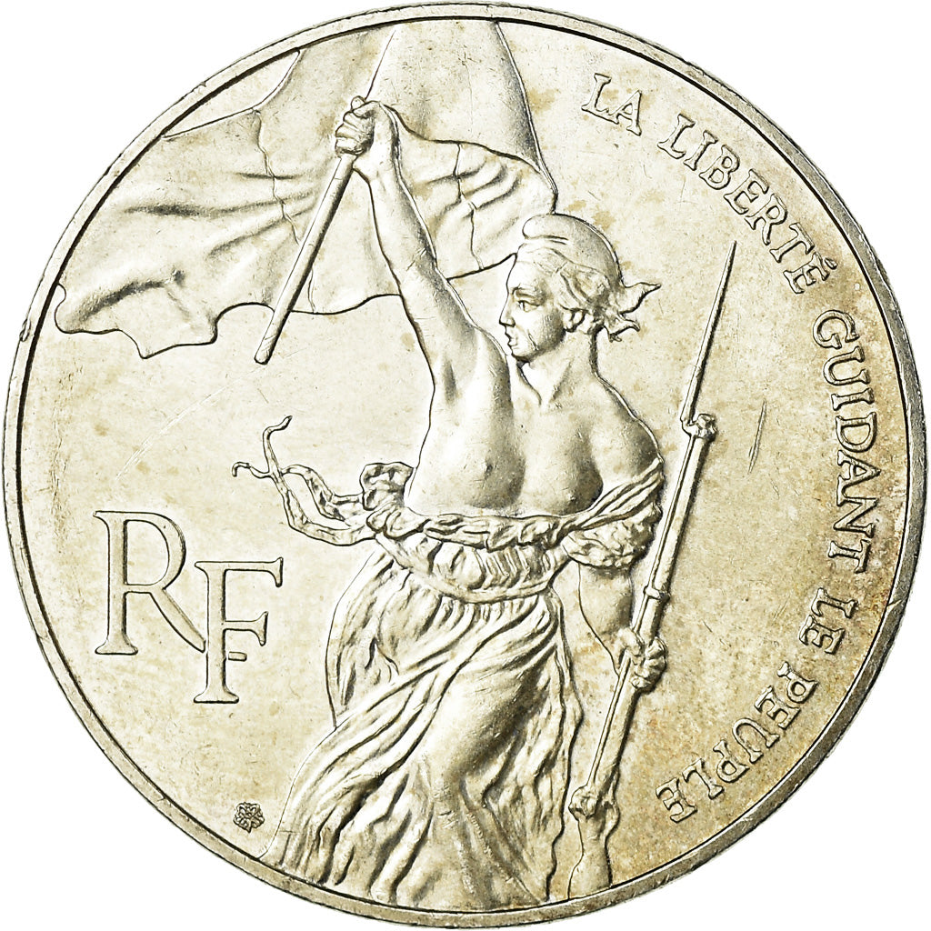 Coin, France, Liberté guidant le peuple, 100 Francs, 1993, AU(55-58), Silver