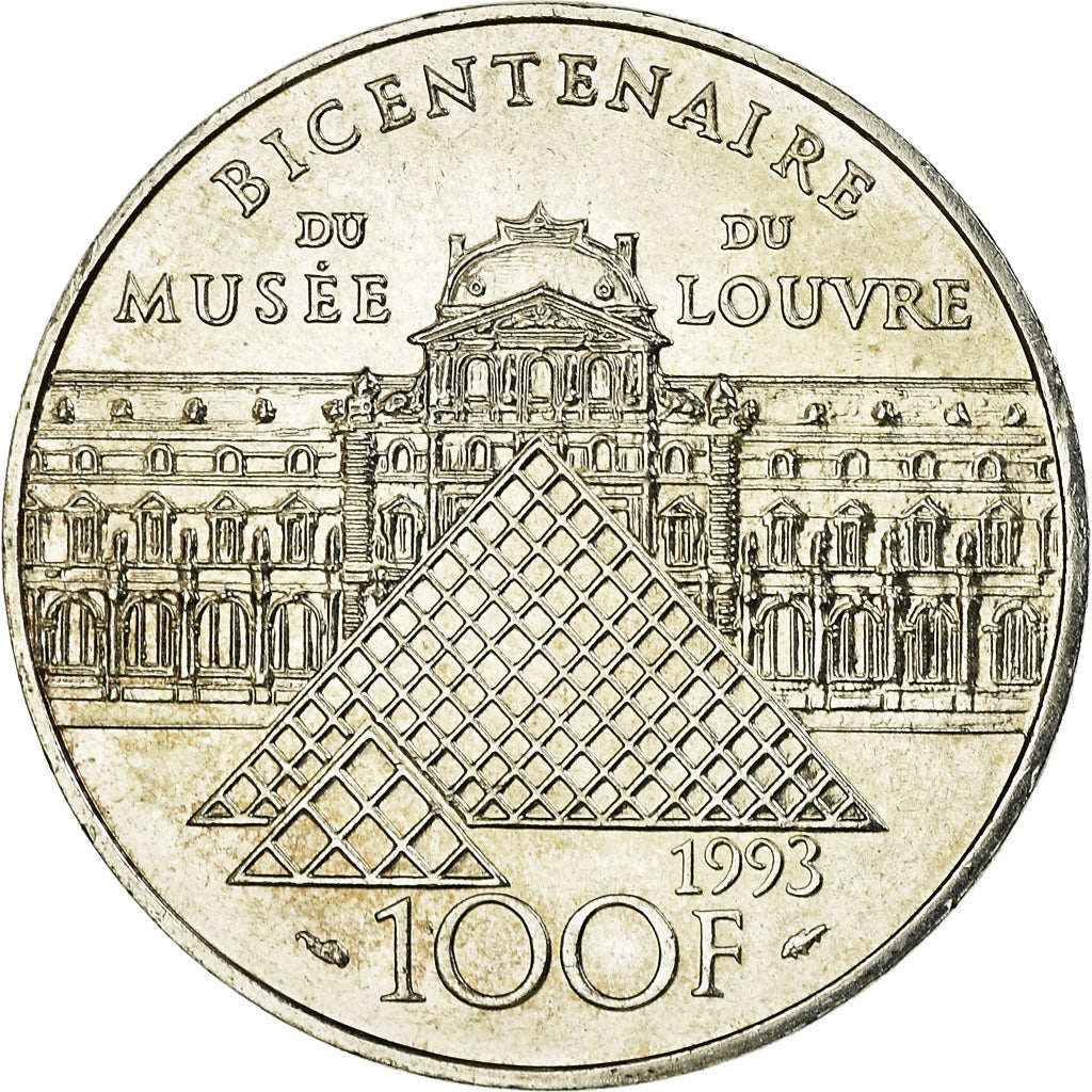 Coin, France, Liberté guidant le peuple, 100 Francs, 1993, AU(55-58), Silver