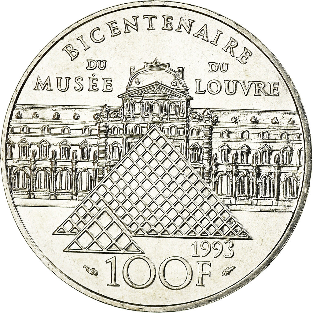 Coin, France, Liberté guidant le peuple, 100 Francs, 1993, AU(55-58), Silver