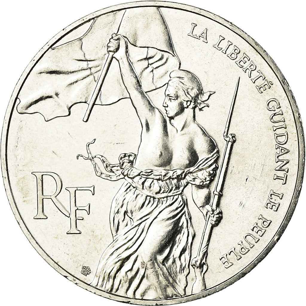 Coin, France, Liberté guidant le peuple, 100 Francs, 1993, AU(55-58), Silver