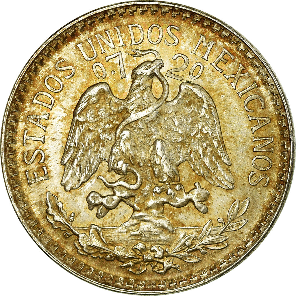 Moneda, México, 50 Centavos, 1943, Mexico City, EBC, Plata, KM:447