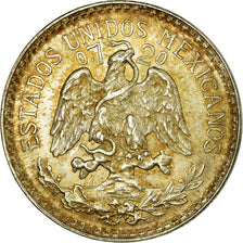 Moneda, México, 50 Centavos, 1943, Mexico City, EBC, Plata, KM:447