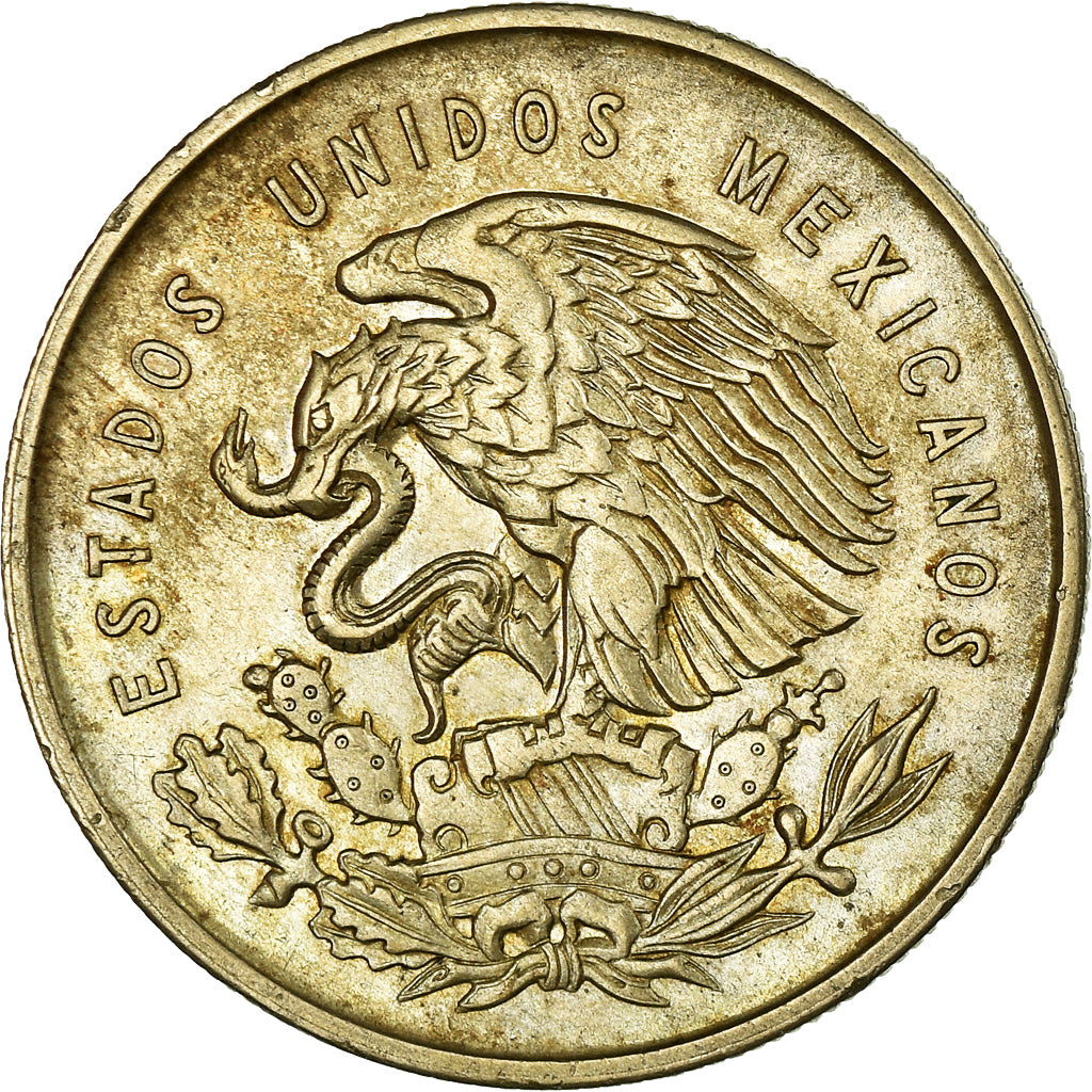 Moneda, México, Peso, 1950, Mexico City, MBC+, Plata, KM:457