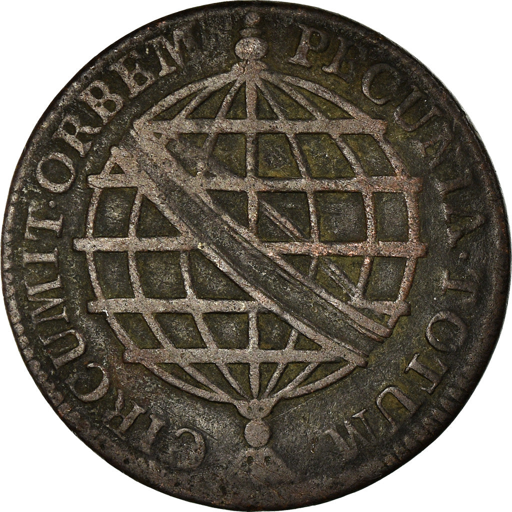 Coin, Brazil, Jose I, 20 Reis, 1775, EF(40-45), Copper, KM:175.2