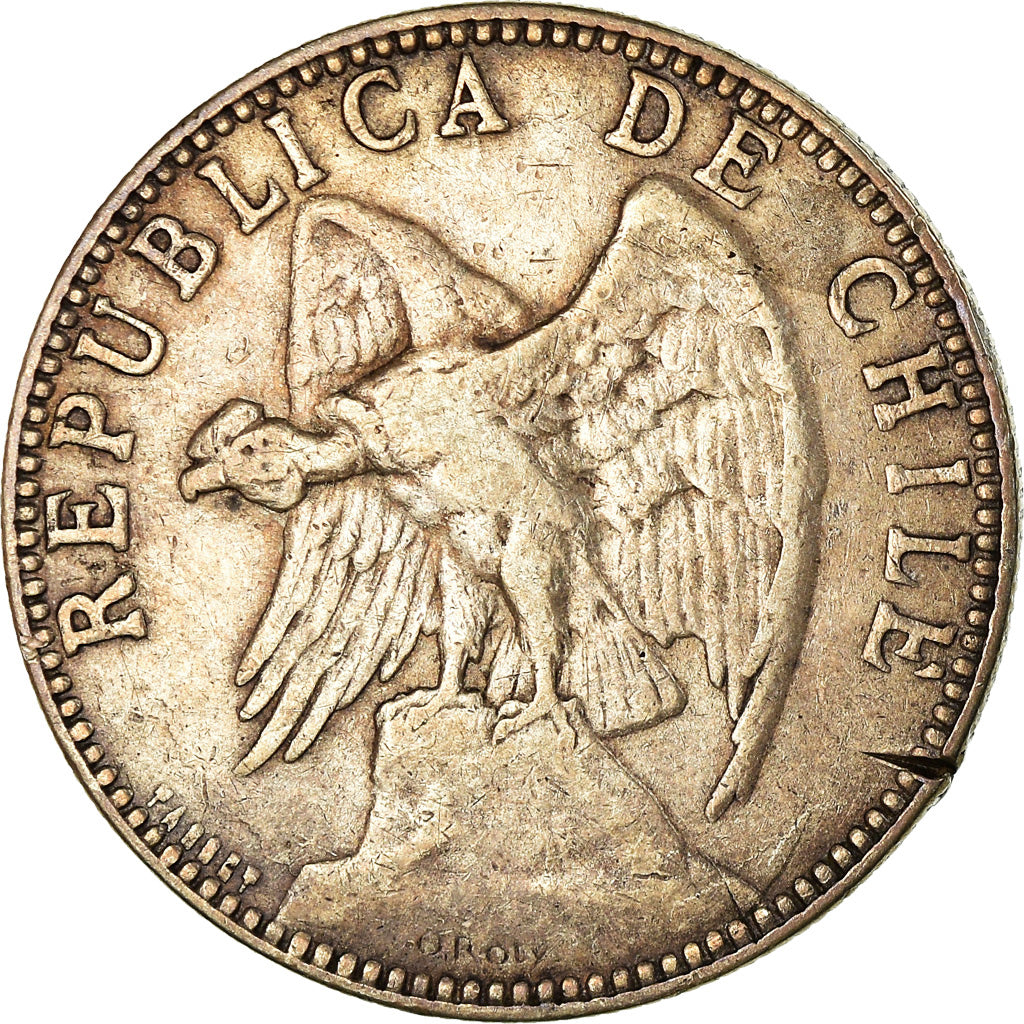 Coin, Chile, Peso, 1895, EF(40-45), Silver, KM:152.1