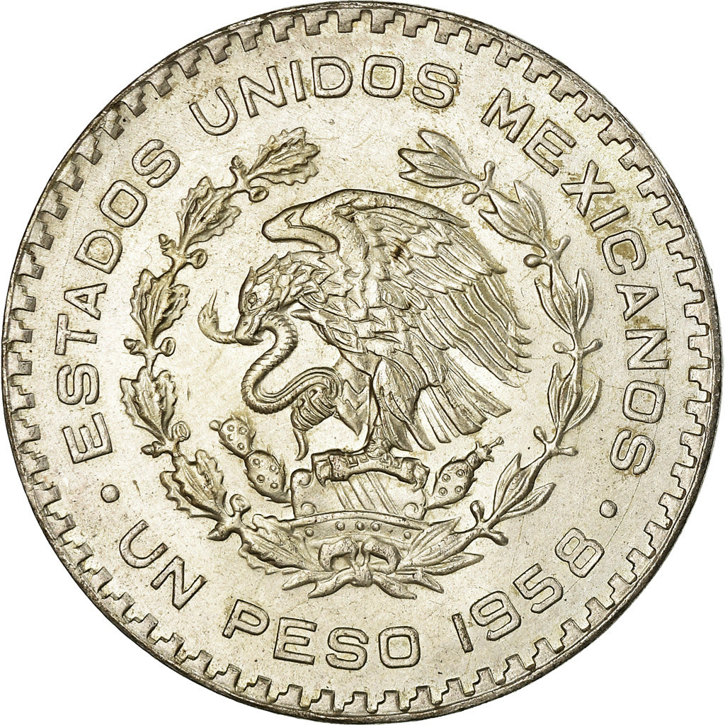 Coin, Mexico, Peso, 1948, Mexico City, MS(63), Silver, KM:459