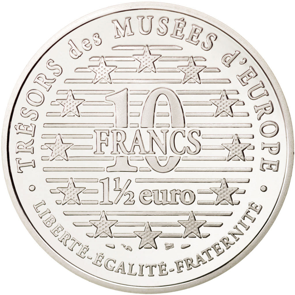Francia, 10 Francs-1.5 Euro, 1996, FDC, Argento, KM:1148