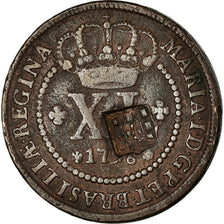 Coin, Brazil, 80 Reis, 1809, EF(40-45), Copper, KM:290.1