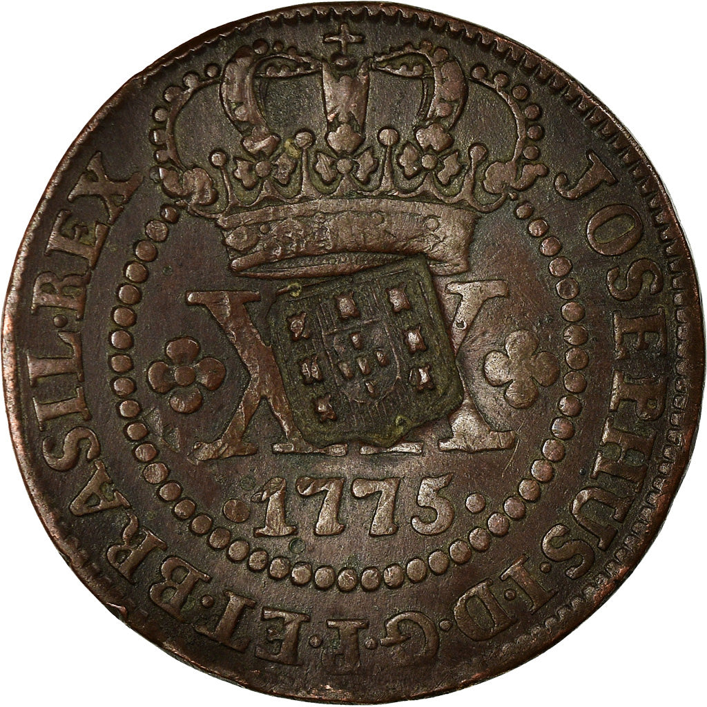 Coin, Brazil, 40 Reis, 1809, AU(50-53), Copper, KM:280.1