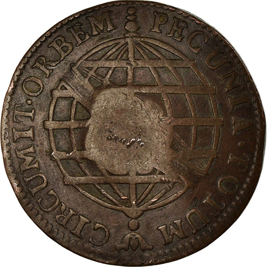Coin, Brazil, 40 Reis, 1809, AU(50-53), Copper, KM:280.1