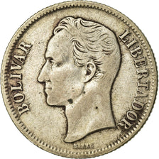 Coin, Venezuela, Bolivar, 1954, Philadelphia, EF(40-45), Silver, KM:37
