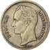 Coin, Venezuela, Gram 5, Bolivar, 1936, EF(40-45), Silver, KM:22