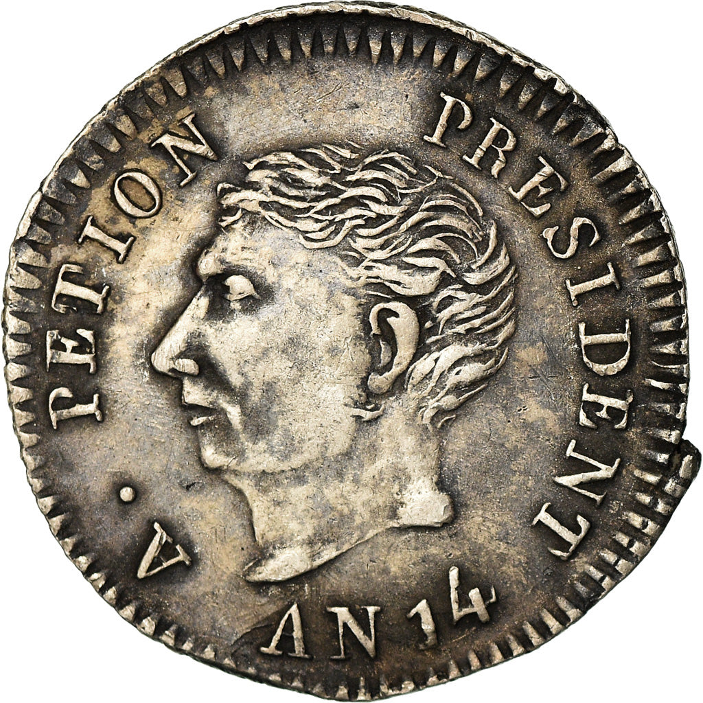 Coin, Haiti, 25 Centimes, 1817, AU(50-53), Silver, KM:15.1
