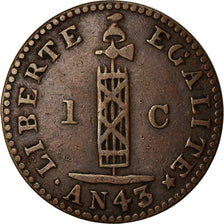 Coin, Haiti, Centime, 1846, EF(40-45), Copper, KM:25.2