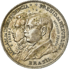 Coin, Brazil, 2000 Reis, 1922, EF(40-45), Silver, KM:523